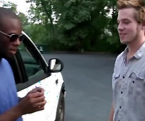 Ginger hair Primo weed fucking with big black dick new found boyfriend