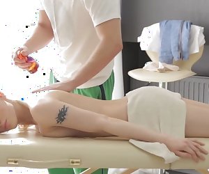 Sex on a folding massage