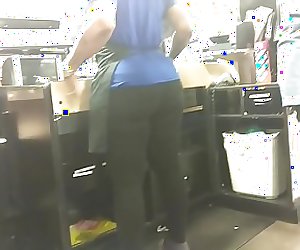 Thick Cashier Ass with Dreads