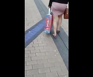 Nice Ass walking down the street