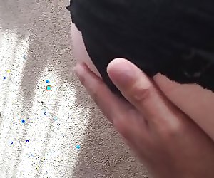 Spanking my Sexy Mormon Wife's pantied ass