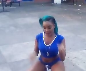Jamaican Girl Dancing